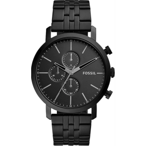 Bracelet de montre Fossil BQ2330 Acier inoxydable Noir 22mm